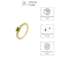 Nhẫn Nữ Danny Jewelry Bạc 925 Đá Màu Xi Vàng 18k N0029PeRo - Peridot,Ni 9