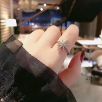 Nhẫn nữ đeo nhiều ngón bạc ta 💥