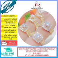 Nhẫn nữ đẹp vàng 18K - N1705175 JURI SHOP - Chất Liệu Lõi Bạc Bên Ngoài Mạ 3 Lớp Vàng Bạc - Cam Kết Không Đen