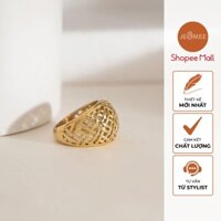 Nhẫn nữ Entwine JESMEE bản dệt cá tính - R3529