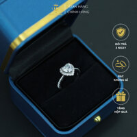 Nhẫn nữ    hình trái tim  cao cấp, đính đá   sáng sáng lấp lánh | LUCKY JEWELRY