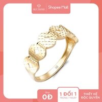 Nhẫn Nữ Họa Tiết Kim Tiền Phay Sáng Lấp Lánh NZ023 Vàng 10k Huy Thanh Jewelry