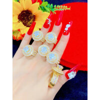 Nhẫn nữ kiểu xi vàng 18 mẫu mới về