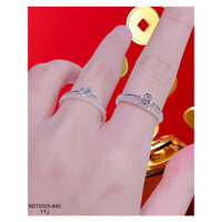 Nhẫn nữ kim tiền bạc 925 - Lạc Ngọc Jewelry - NDT0025