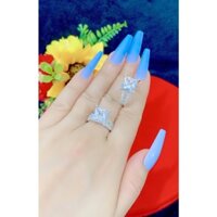 Nhẫn Nữ Mạ Vàng 18K Kiểu Dáng Hoa Văn RW02120223