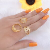 nhẫn nữ mạ vàng 18k mã 3130