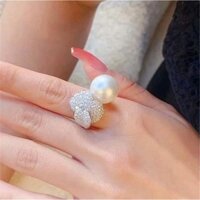 Nhẫn nữ ngọc trai nhân tạo thời trang xu hướng