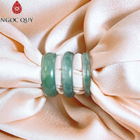 Nhẫn nữ phỉ thúy lam ngọc Jadeite Jade Type A chất băng - Ngọc Quý