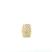 Nhẫn nữ UHA mạ vàng 18K đính đá CZ N901