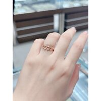 Nhẫn nữ vàng 10k đính đá CZ Lộc Phúc VRF0956ARW.WG06A
