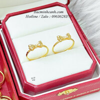 Nhẫn nữ vàng 10k nơ trơn xinh xắn NNU258