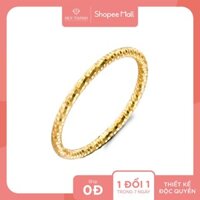 Nhẫn Nữ Vàng 10k Thiết Kế Giác Cắt Tinh Xảo Tán Sắc Độc Đáo NZ025 Huy Thanh Jewelry