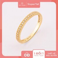 Nhẫn nữ vàng tây 10k NLF278 Huy Thanh Jewelry