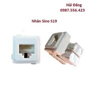 Nhân ổ cắm mạng Sino vanlock  S19 vuông