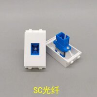 Nhân ổ cắm quang âm tường chuẩn SC/ UPC lắp cho mặt Panasonic