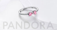 Nhẫn Pandora 193510C01 Sparkling Pink Bow Ring