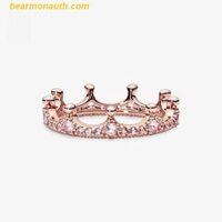 Nhẫn PANDORA Sparkling Crown Ring Pink