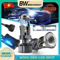 (Nhận quà tặng miễn phí)Đèn Pha LED Bi cầu mini T9 MA Racing 120W chân H4 ô tô, xe máy Mẫu mới nhất 2023