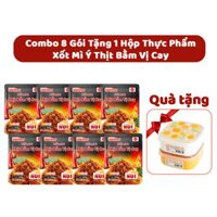 [Nhận Quà Tặng Ngẫu Nhiên] Combo 8 Gói Xốt Mì Ý Thịt Bằm Vị Cay Nisshin Seifun Welna