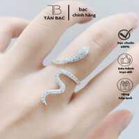 nhẫn rắn đính đá , hàng siêu phẩm nhẫn nữ - tân bạc store