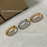 Nhẫn rắn mịn Seiko Edition vàng hồng 18k, nhẫn xương rắn hẹp mịn, trang sức Seiko cho nam và nữ