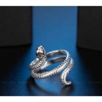 Nhẫn rắn phong thuỷ bằng Bạc Cao Cấp