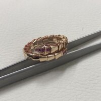 Nhẫn Rắn Vàng Hồng 2025 Cho Nữ Trang Sức Không Gây Dị Ứng