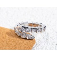 Nhẫn Rắn Vàng Trắng Lấp Lánh - LE'Diamond