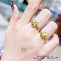 Nhẫn rồng kim tiền vàng 10k NNU218