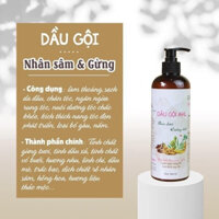 [NHÂN SÂM - GỪNG] Dầu Gội Thảo Dược Thiên Nhiên sạch gàu, ngừa rụng tóc, phục hồi tóc khô xơ | Gội, Xả 500ml - 1000ml