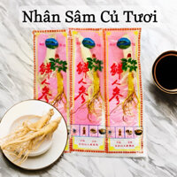 Nhân sâm hoa Trường Bạch nguyên củ ngâm rượu, nấu canh, pha trà