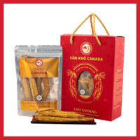 Nhân Sâm khô nguyên củ Canada (Big size – Túi 100g)
