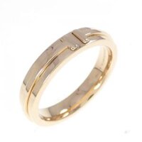 Nhẫn T-Two hẹp Tiffany