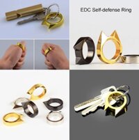 Nhẫn tai mèo thời trang đa năng tự vệ, móc chìa khoá, mặt dây chuyền [BH: NONE]