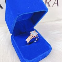 Nhẫn tay hột đá mạ vàng 18k RCLN