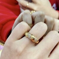 Nhẫn Tay Mạ Vàng 18k Sang Trọng