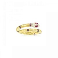 Nhẫn Thần Rắn Vàng Nữ Cao Cấp Độc Đáo Kỳ Lạ Cặp Đôi Chỉ Số Nhẫn Nhẫn Quà Tặng Cho Cặp Đôi Quà Tặng Sinh Nhật (Không Hộp)