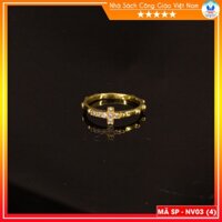 Nhẫn Thánh Giá vàng cho nữ - Quà tặng Công Giáo ý nghĩa NV03