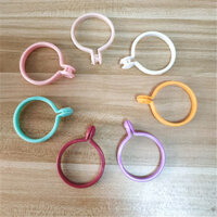 Nhẫn thanh rèm, khóa rèm thanh La Mã, phụ kiện treo, nhẫn nhựa, nhẫn mở, nhẫn treo, khóa treo nhựa