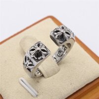 Nhẫn Thép Titan Hình Thánh Giá Độc Đáo Phong Cách Âu Mỹ Cho Nam