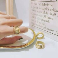 Nhẫn thép titan ko đen hàng quảng châu