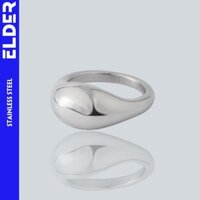 Nhẫn thời trang Stainless Steel Convex Elder
