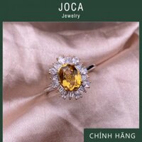 Nhẫn Thời Trang Thạch Anh Vàng