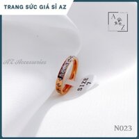 Nhẫn titan chữ M