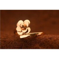 Nhẫn titan hoa trà  BH115