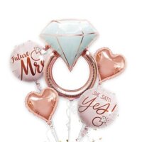 Nhẫn Trang Trí Ngày Lễ Vui Vẻ Của Galentine Bóng Bay Cô Ấy Nói Có Bóng Bay Đề Xuất Đồ Trang Trí Tiệc Cưới