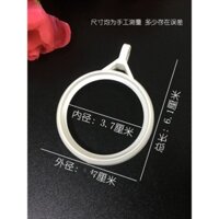 Nhẫn treo rèm móc nhẫn rèm im lặng phụ kiện rèm nhẫn nhựa khóa rèm nhẫn thanh roman