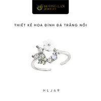 Nhẫn tròn đính hoa và tai thỏ đáng yêu HLJ49 Hương Lan Jewelry - Phụ kiện thời trang dễ thương, ngọt ngào cho phái nữ