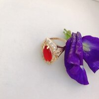 Nhẫn vàng 18k xi