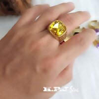 Nhẫn vàng đá vàng cực chất..